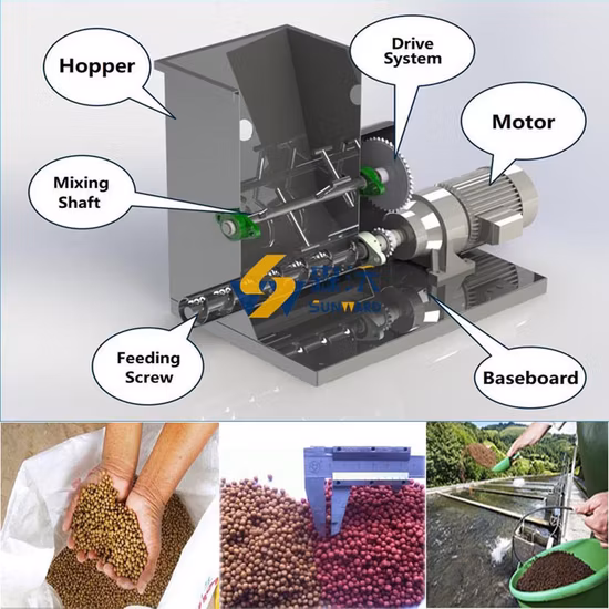 Floating Fish Feed Pellet Machine Price Production Line