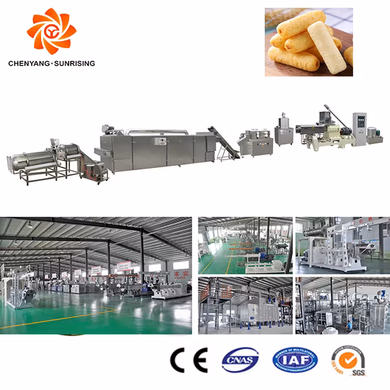 Professional Chinese Manufacturer Affordable Crispy Delicious Core Filling Snack Food Production Line